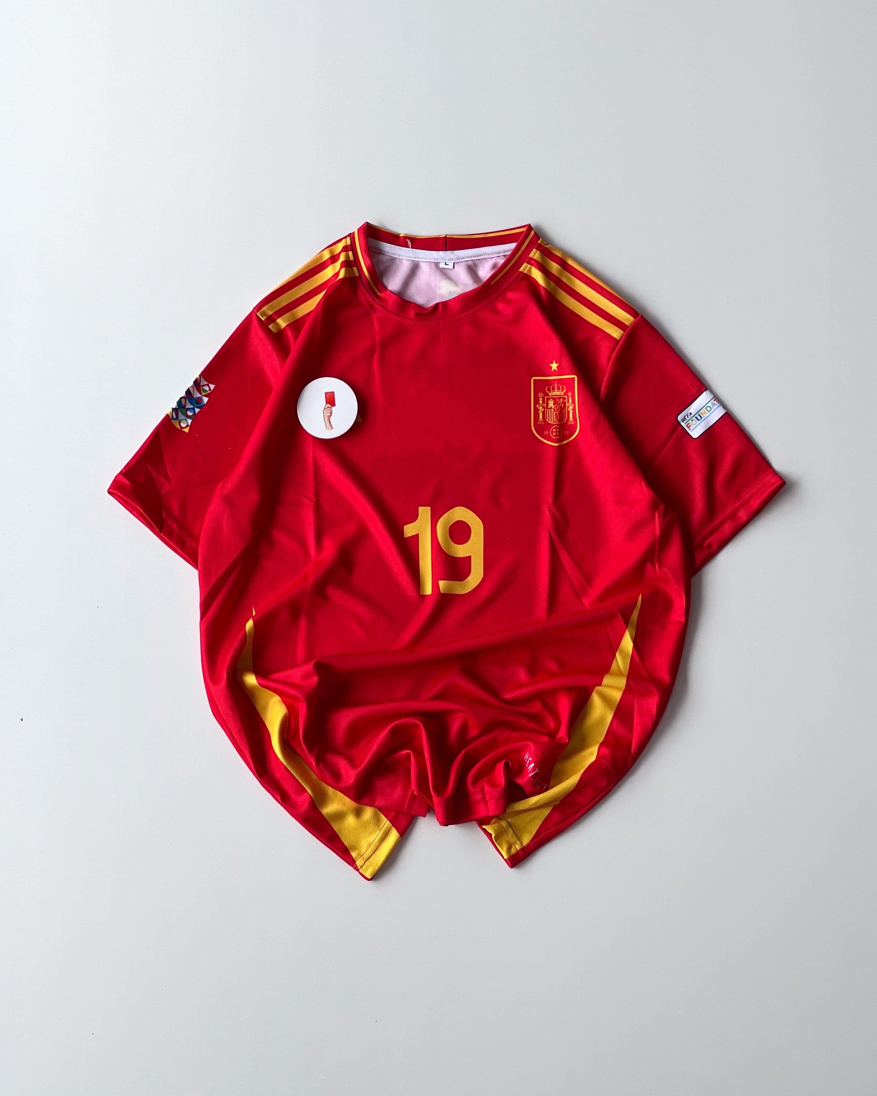 Spain 2024 Home Jersey – Lamine Yamal #19 Edition