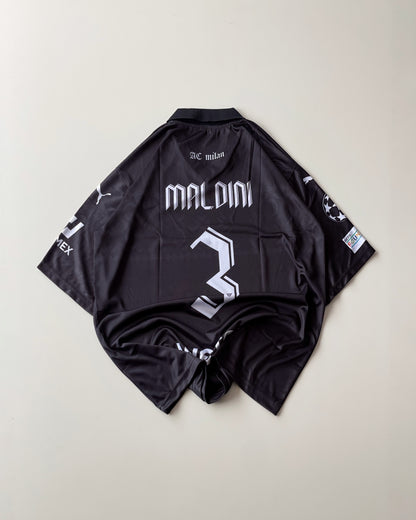 AC MILAN MALDINI RETRO BLACK KIT (oversized)