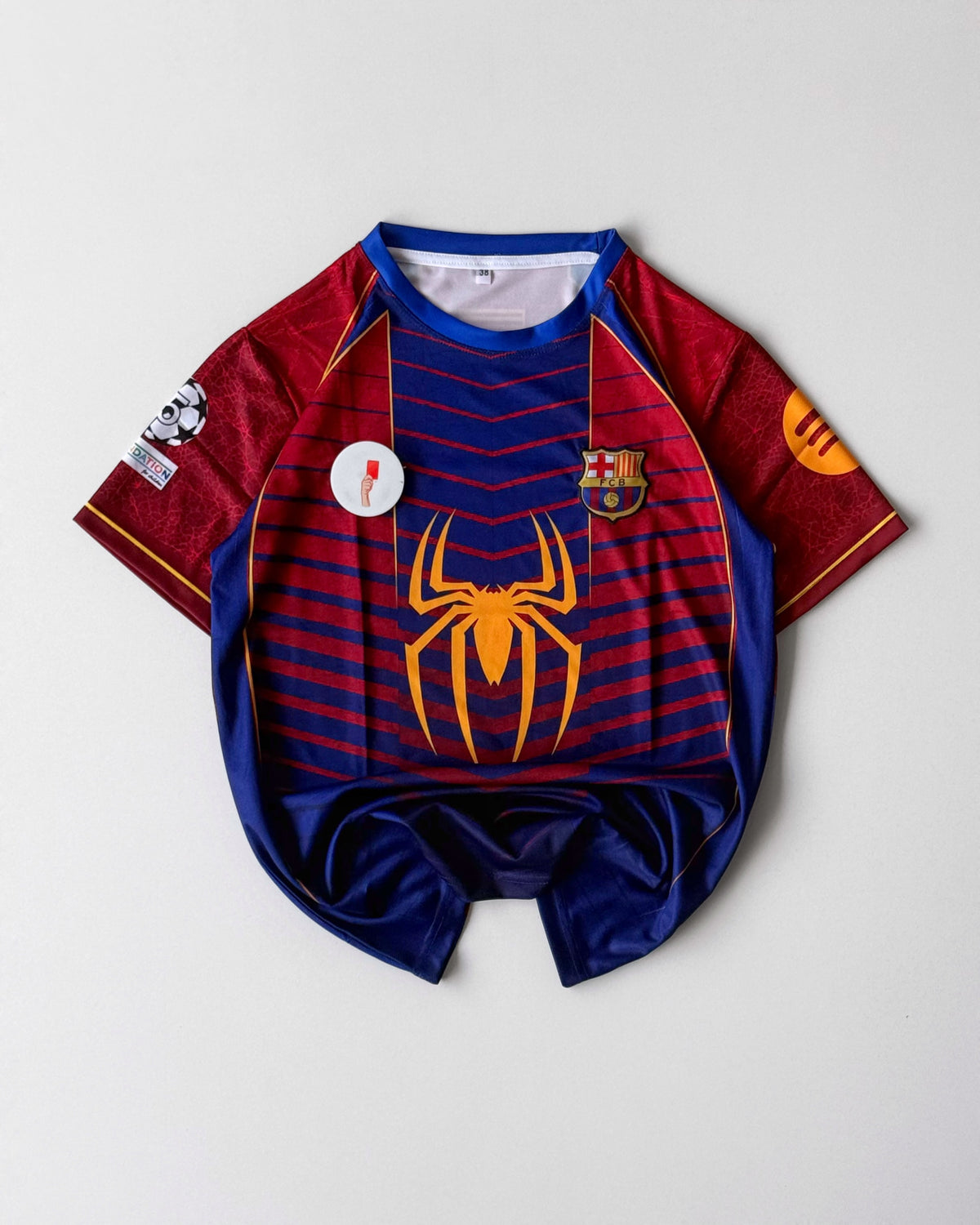 BARCELONA X SPIDER MAN SPECIAL FAN EDITION embroidery