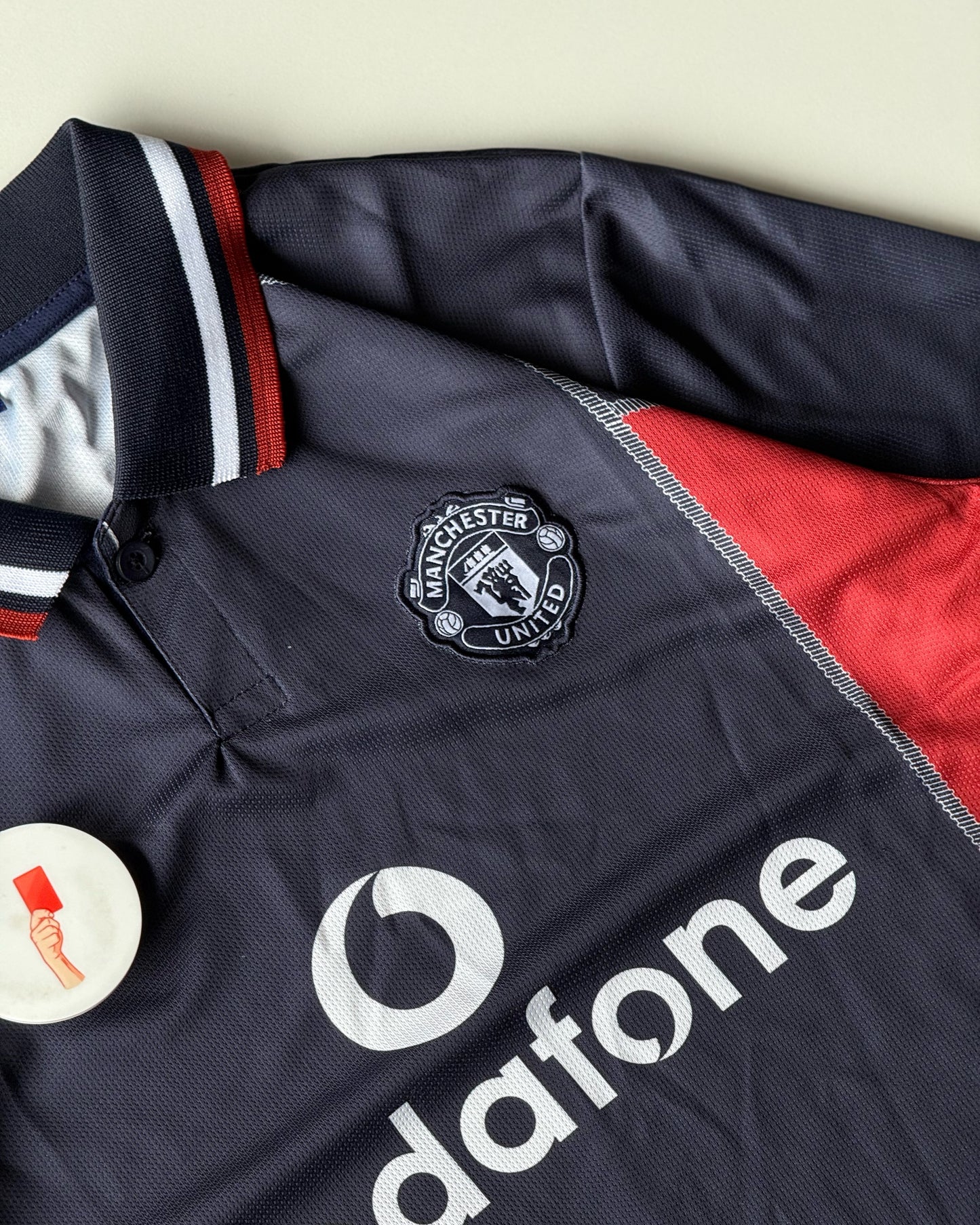 BECKHAM MANCHESTER UNITED VODAFONE RETRO KIT (embroidery)