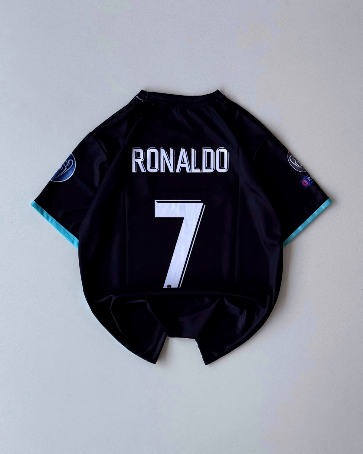 REAL MADRID CRISTIANO 2017/18 AWAY KIT embroidery