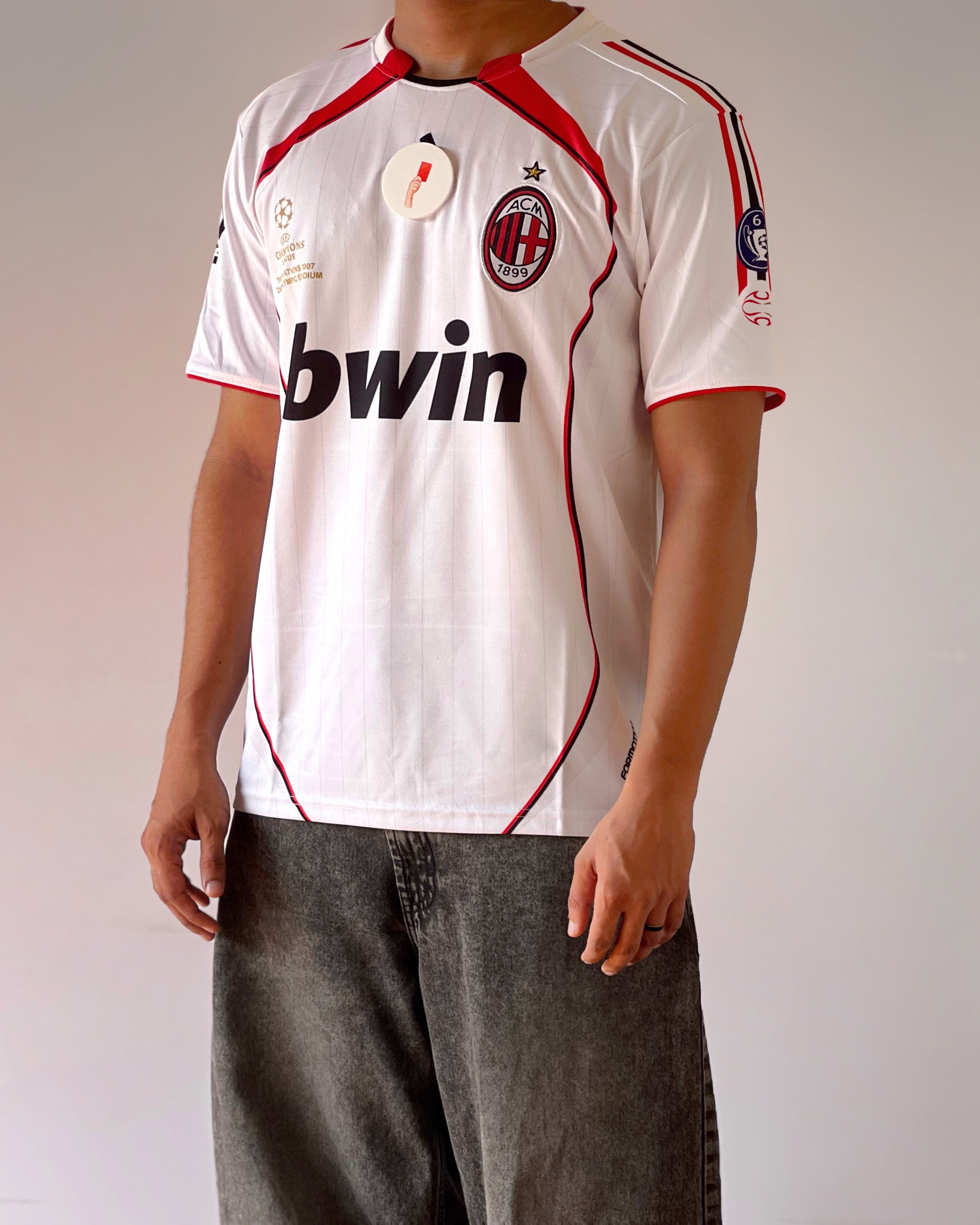 AC Milan 2007 Final Jersey - UEFA Champions League (Embroidery)