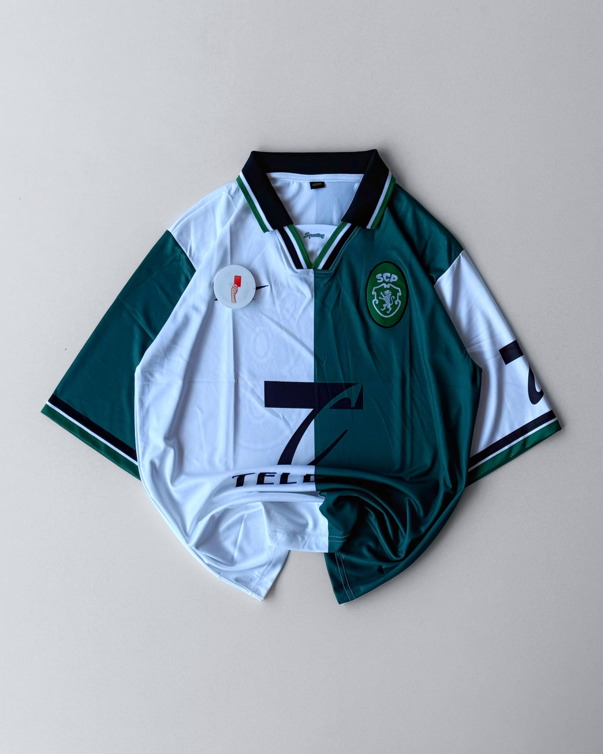 SPORTING RONALDO DEBUTE SPECIAL EDITION HOME KIT Oversized embroidery