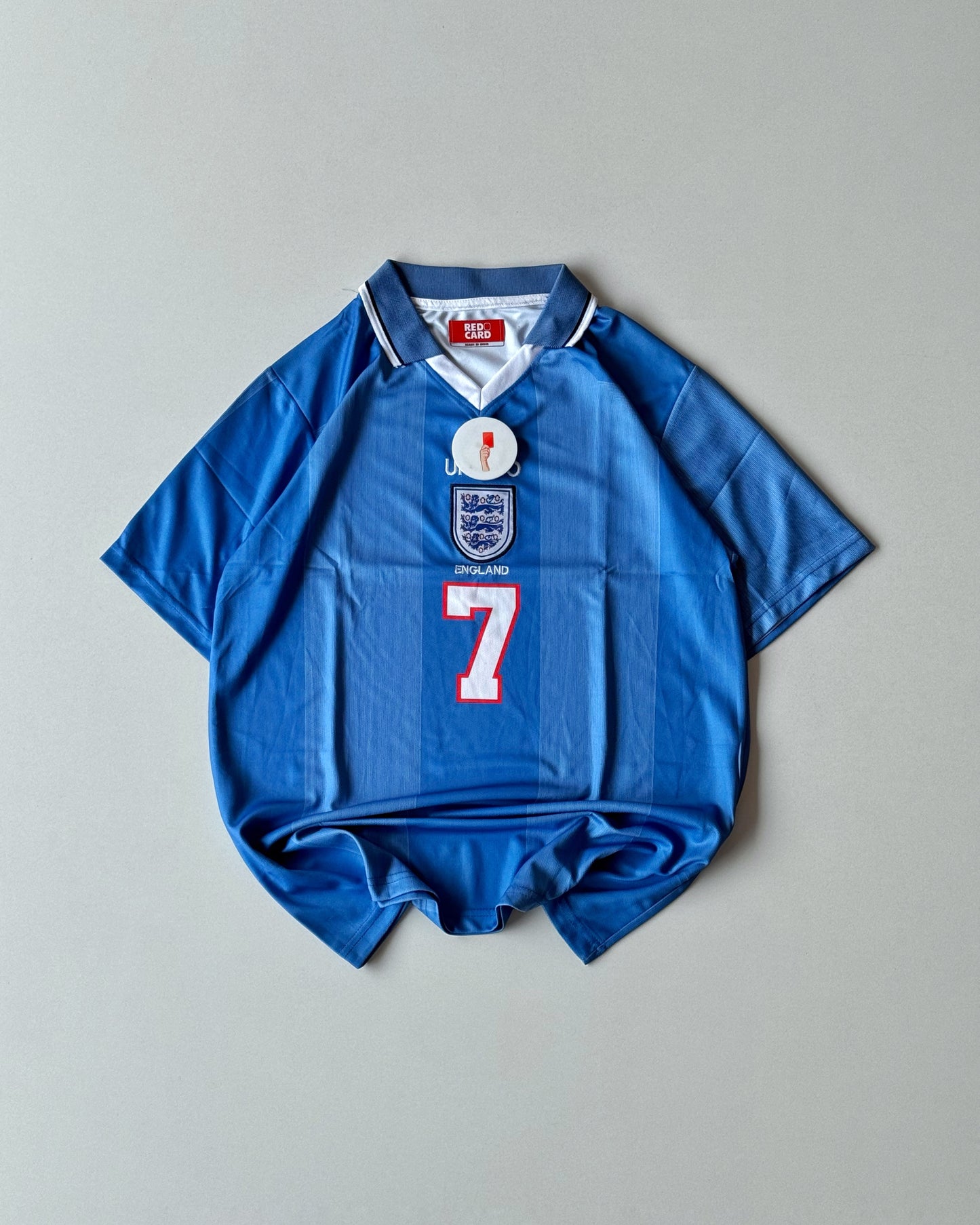 BECKHAM ENGLAND RETRO AWAY KIT NO.7 (embroidery)