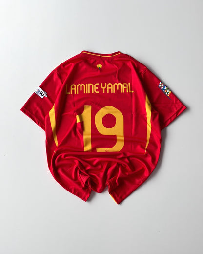 Spain 2024 Home Jersey – Lamine Yamal #19 Edition