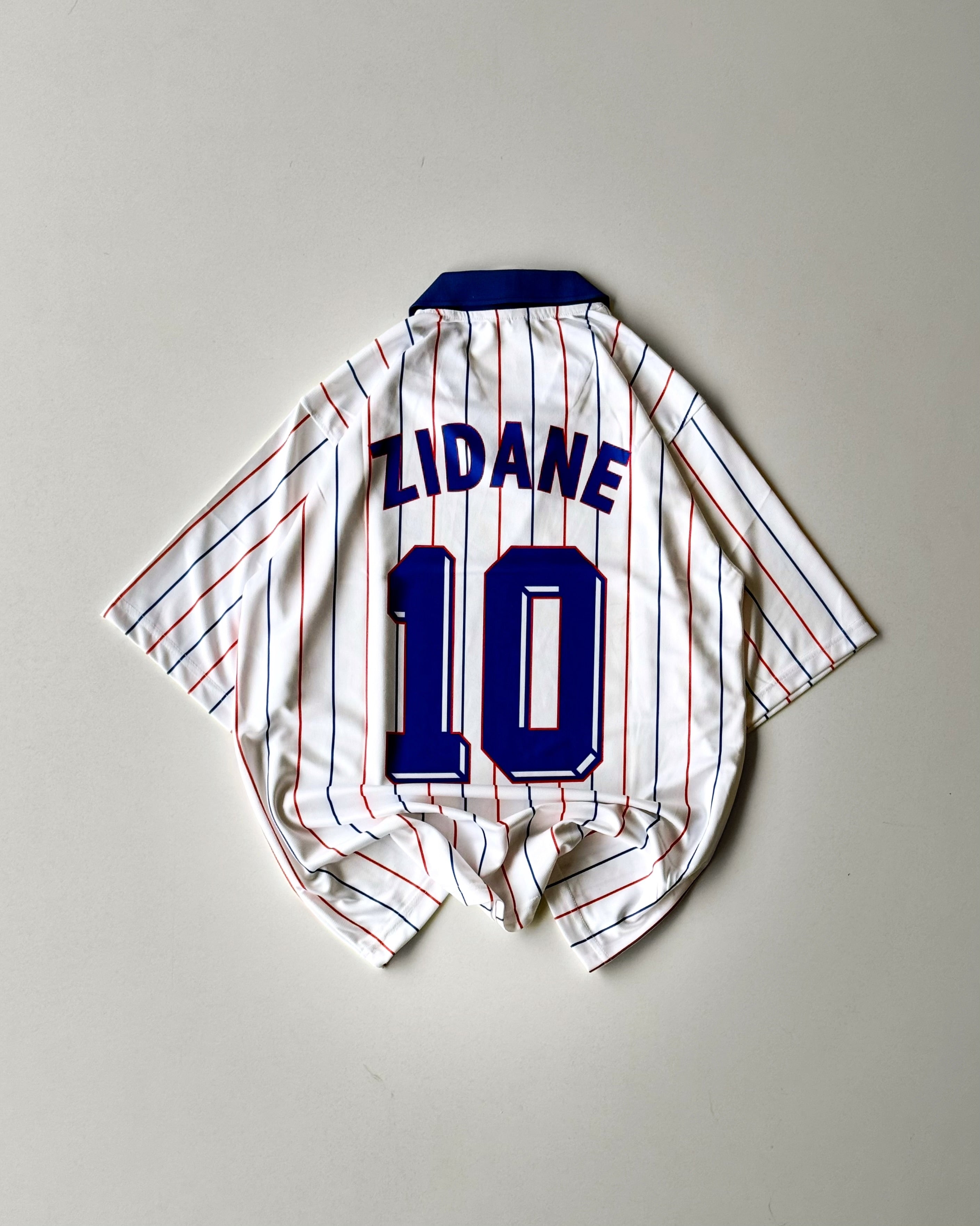 RETRO FRANCE ZIDANE WHITE STRIPES