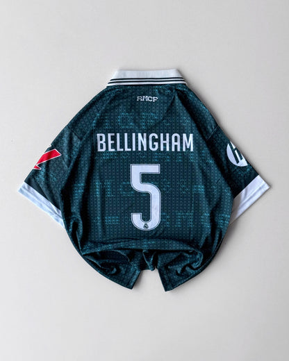 REAL MADRID BELLINGHAM 2026/27 AWAY KIT COLLAR for street wear