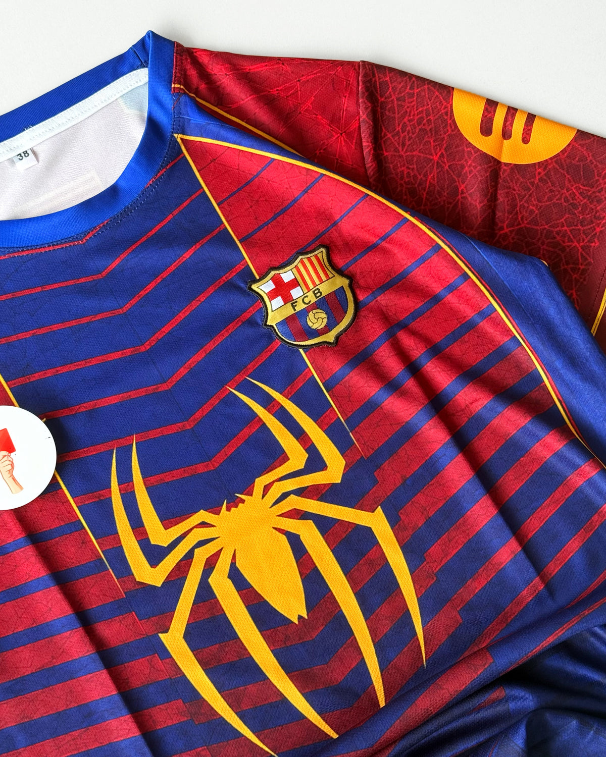 BARCELONA X SPIDER MAN SPECIAL FAN EDITION embroidery