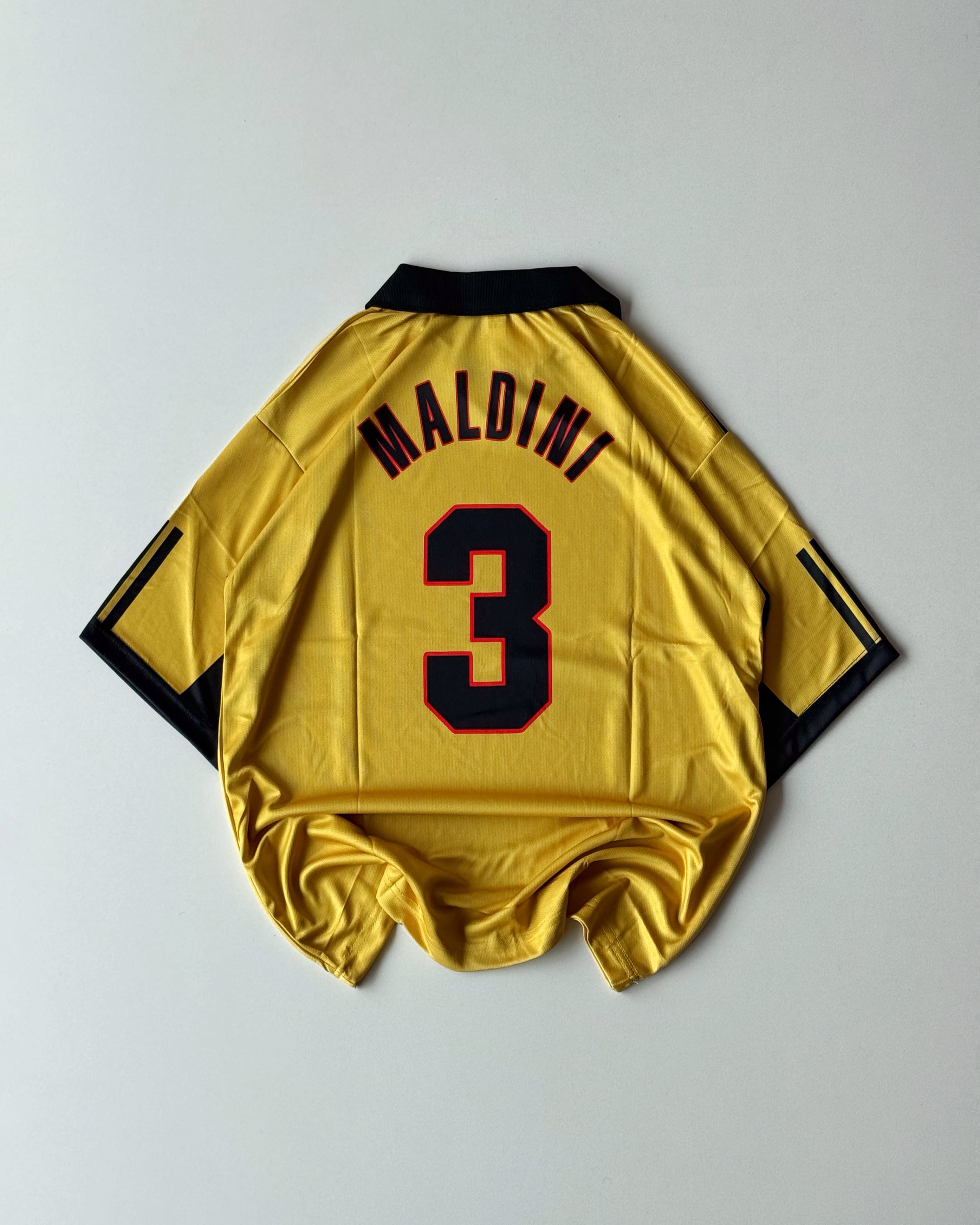 AC MILAN MALDINI OPEL RETRO YELLOW (oversized)