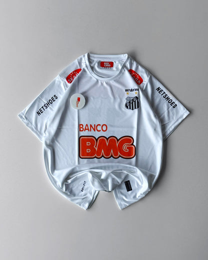 SANTOS NEYMAR JR BMG RETRO WHITE KIT (EMBROIDERY)