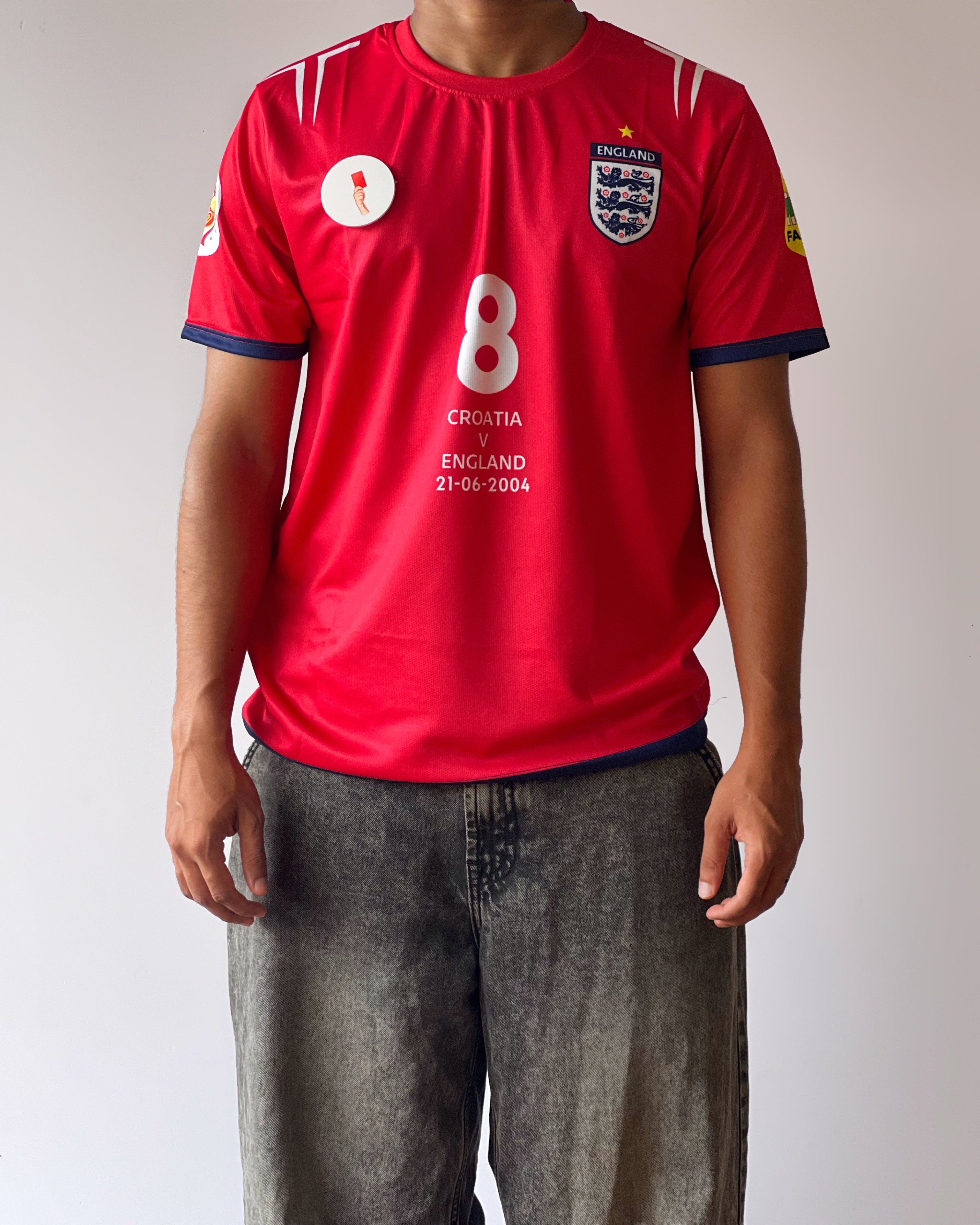 England 2004 Red Away Jersey
