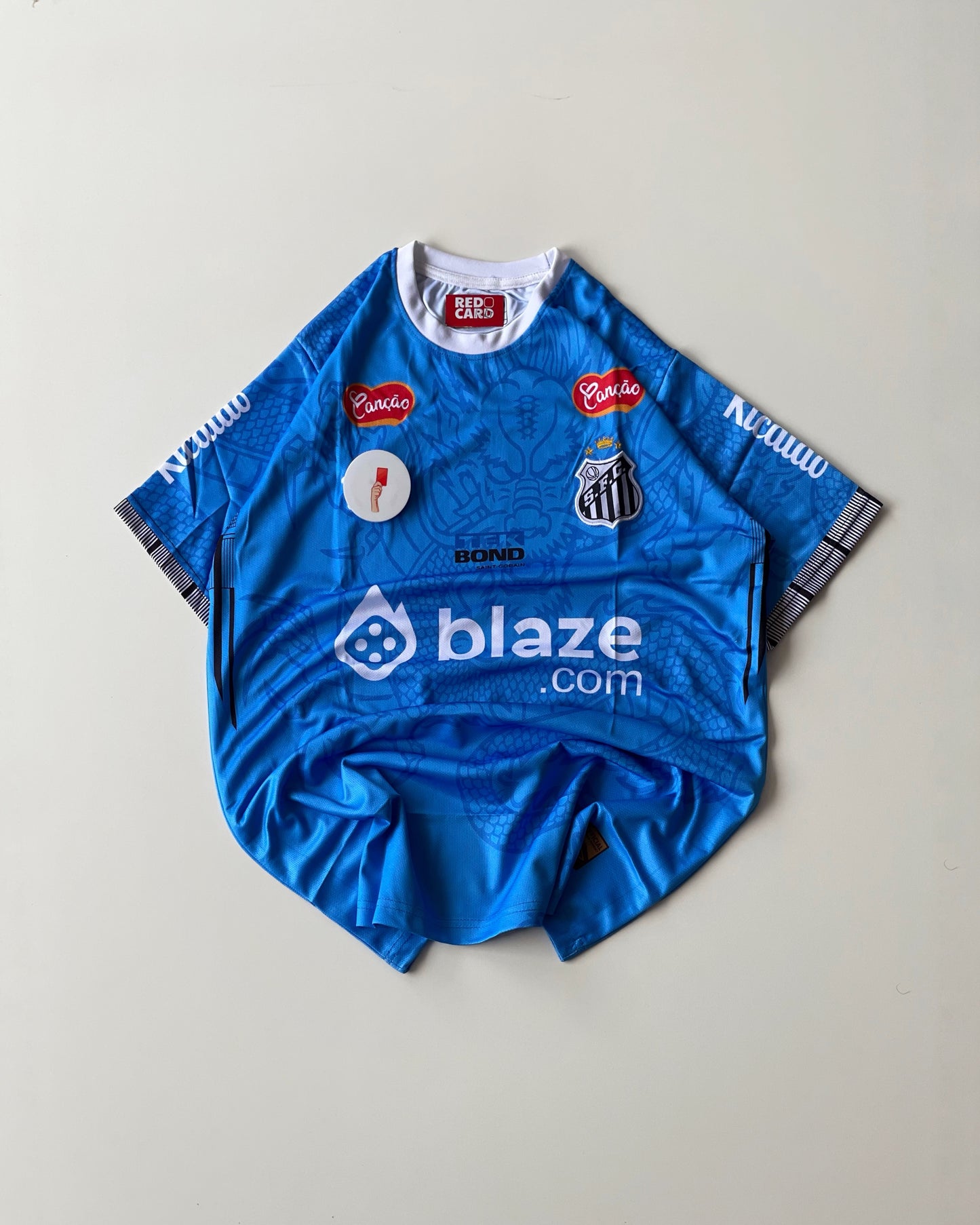 SANTOS NEYMAR JR AWAY BLUE RETRO KIT (embroidery)