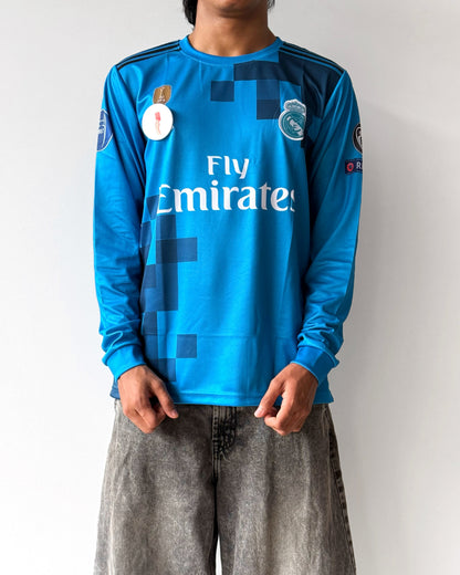REAL MADRID RONALDO 2017/18 THIRD KIT Fullsleeve embroidery