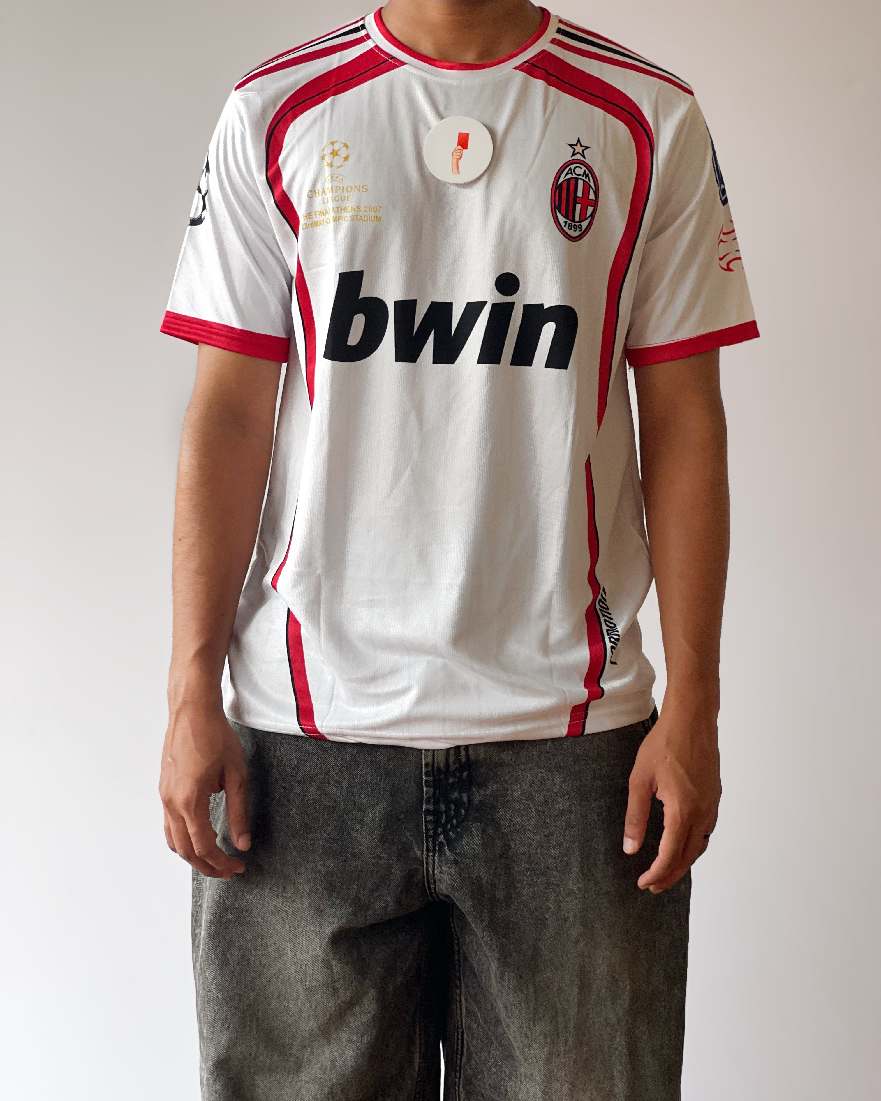 AC MILAN 2007 FINAL RETRO JERSEY