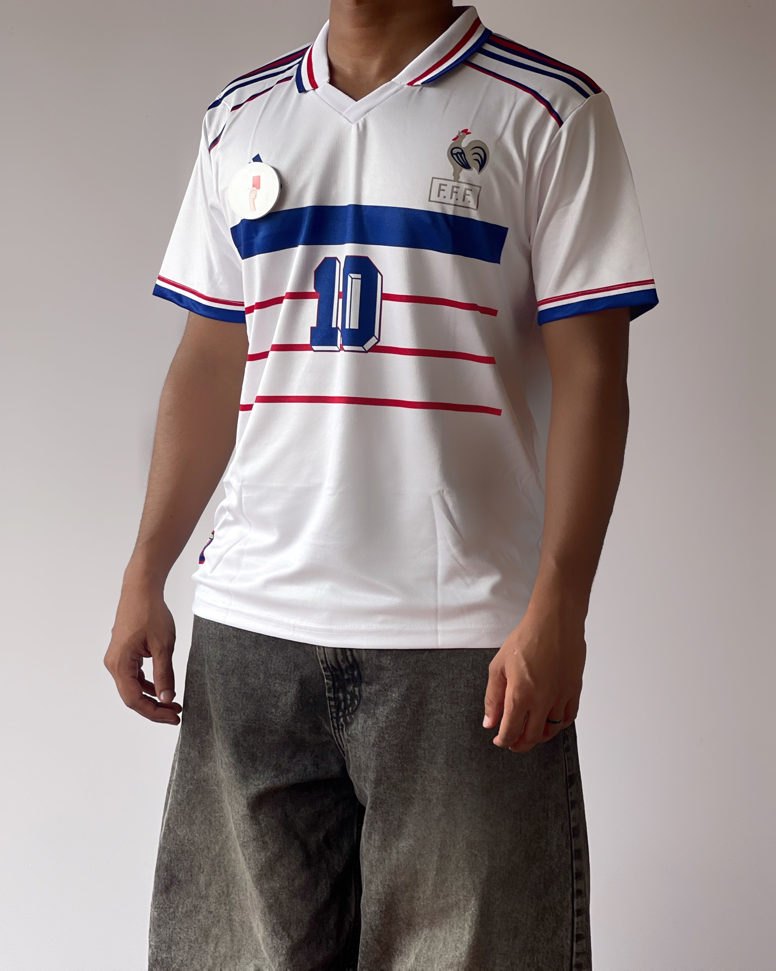 Retro France 1998 Zidane Home Jersey