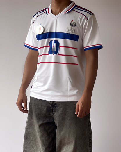 Retro France 1998 Zidane Home Jersey