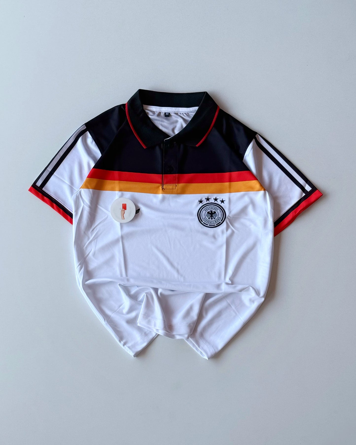 GERMANY FAN EDITION WHITE PLAIN BACK (embroidery)