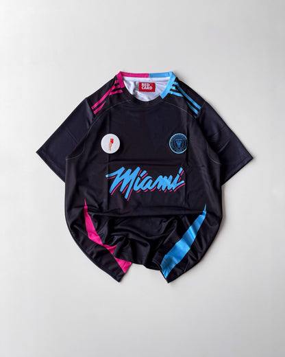 MIAMI MESSI TRAINING KIT BLACK (embroidery)