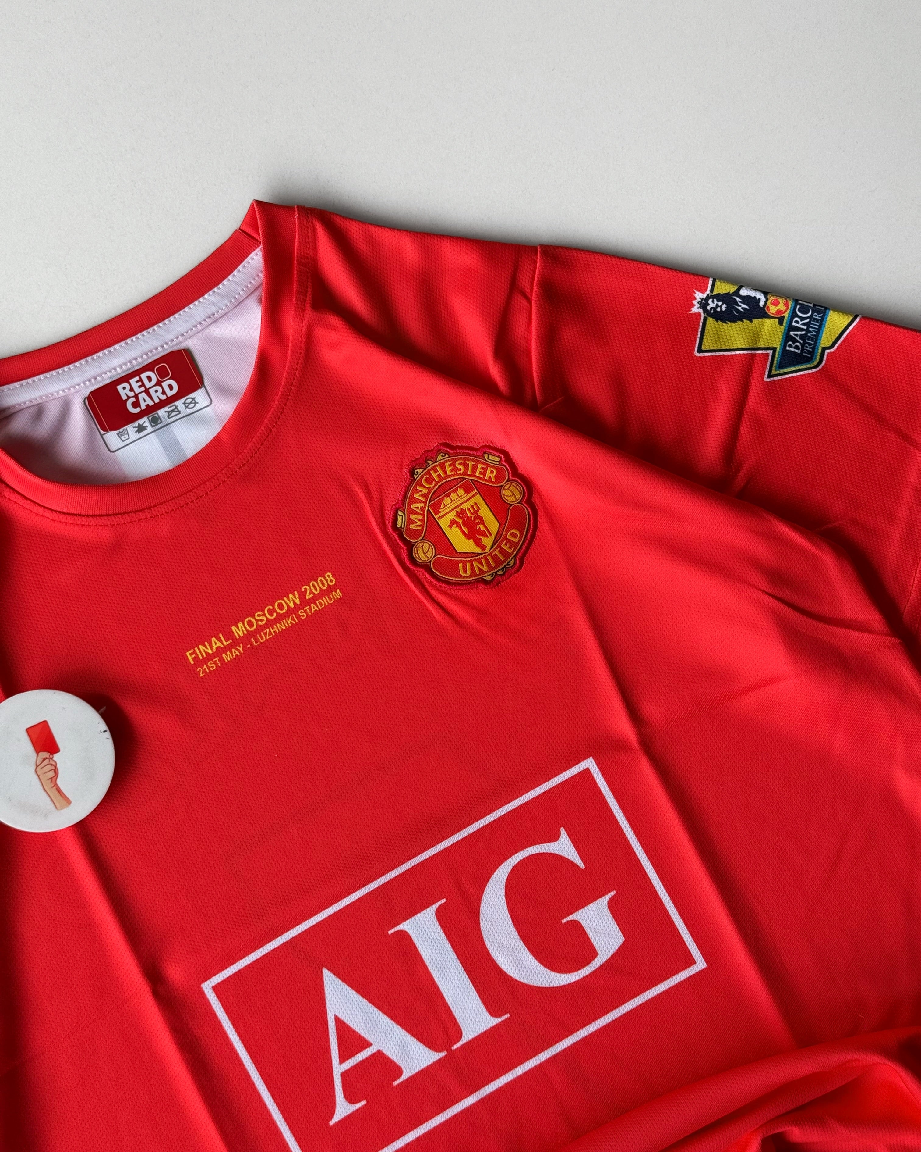 MANCHESTER UNITED RONALDO AIG RETRO HOME KIT (embroidery)