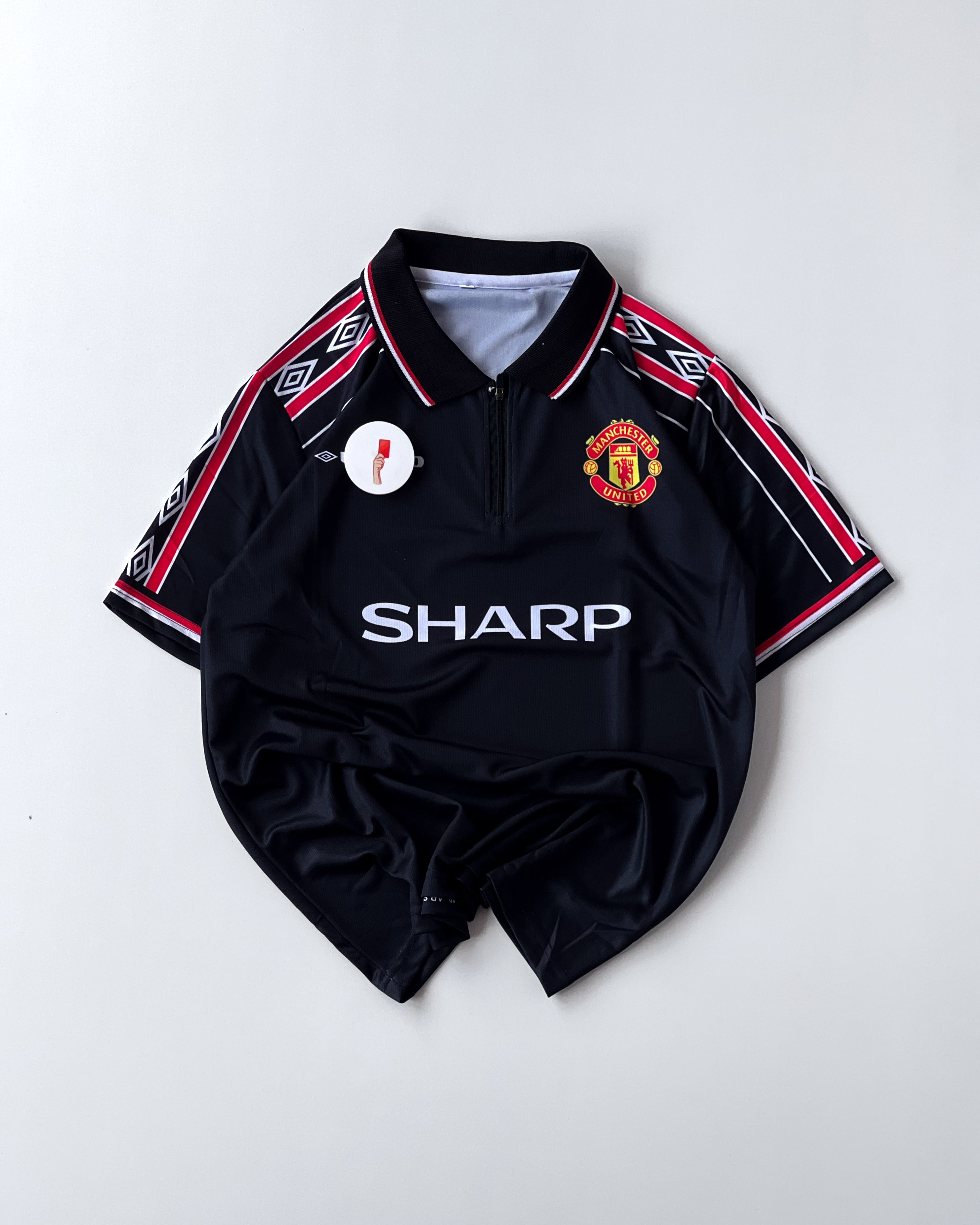 UNITED BECKHAM RETRO BLACK ZIP (embroidery)