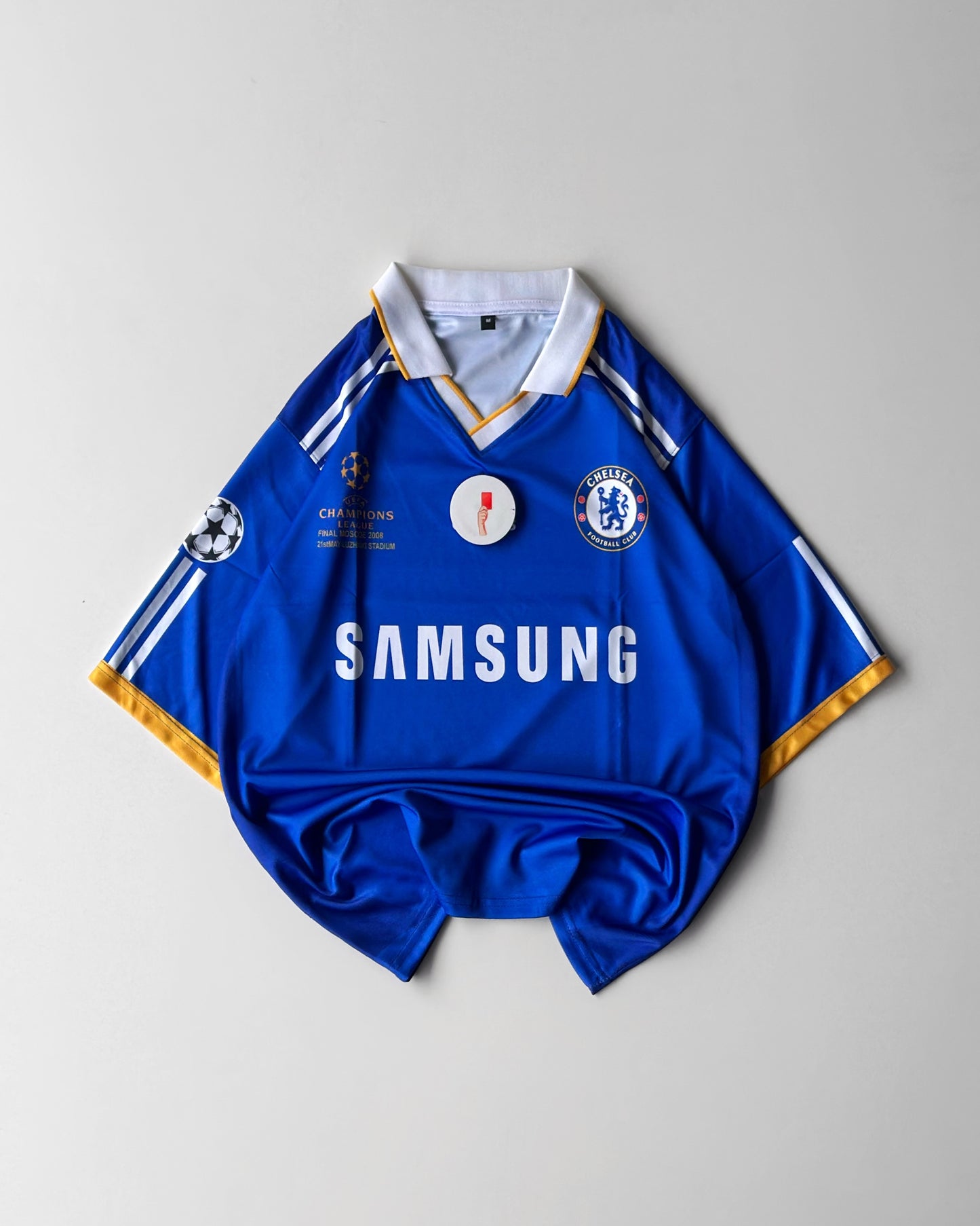 CHELSEA DROGBA RETRO HOME KIT (oversized)