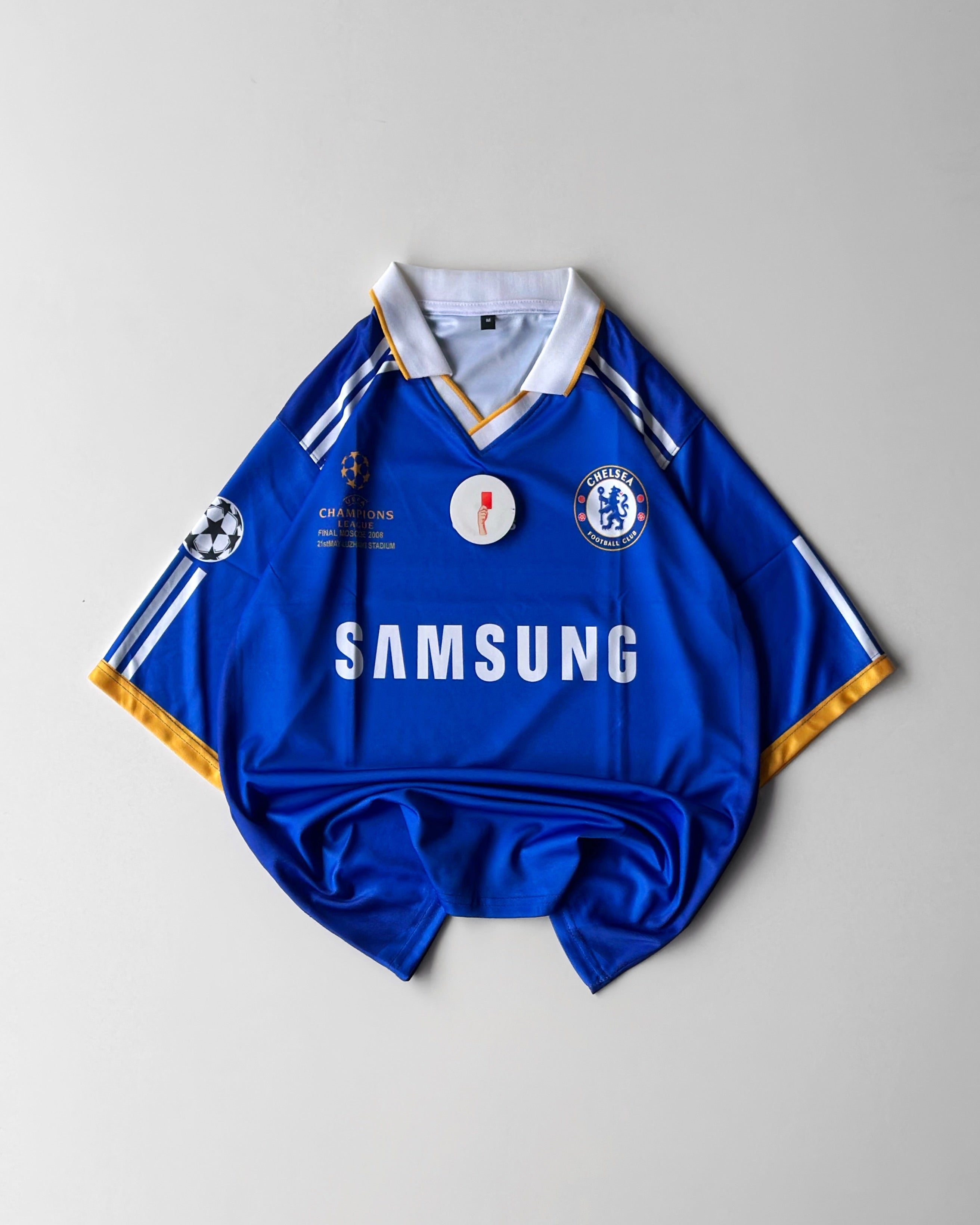 CHELSEA DROGBA RETRO HOME KIT (oversized)