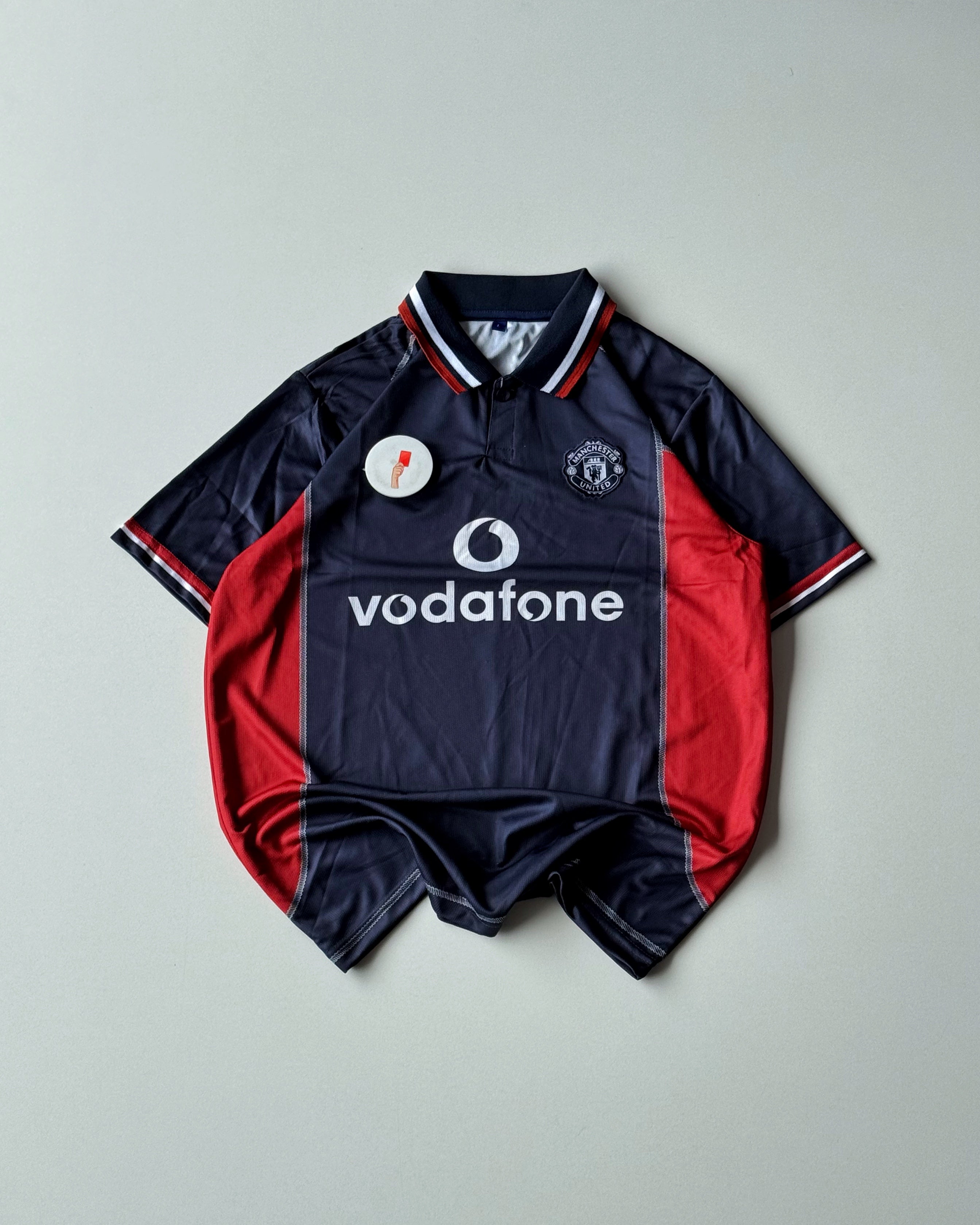 BECKHAM MANCHESTER UNITED VODAFONE RETRO KIT (embroidery)