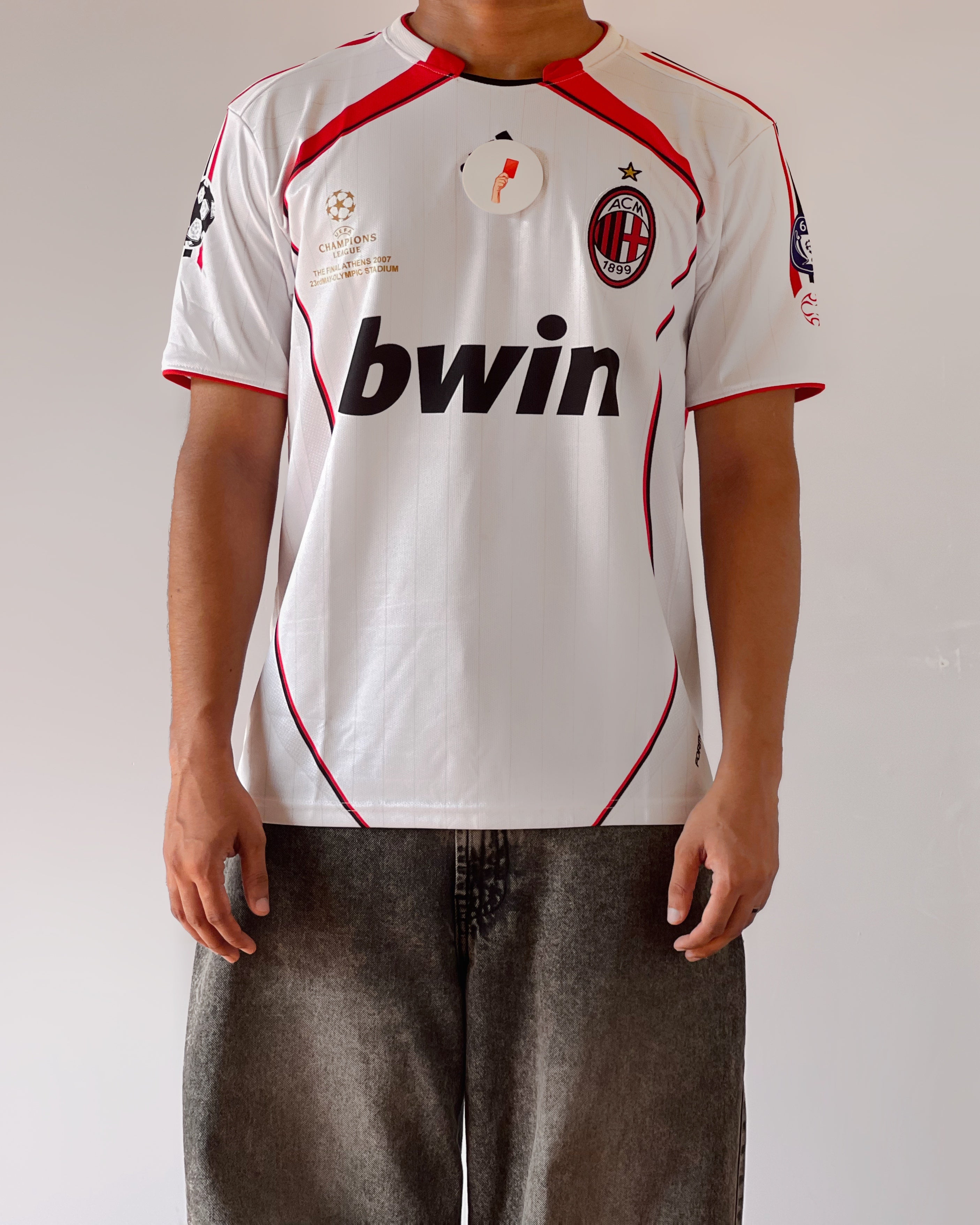 AC Milan 2007 Final Jersey - UEFA Champions League (Embroidery)