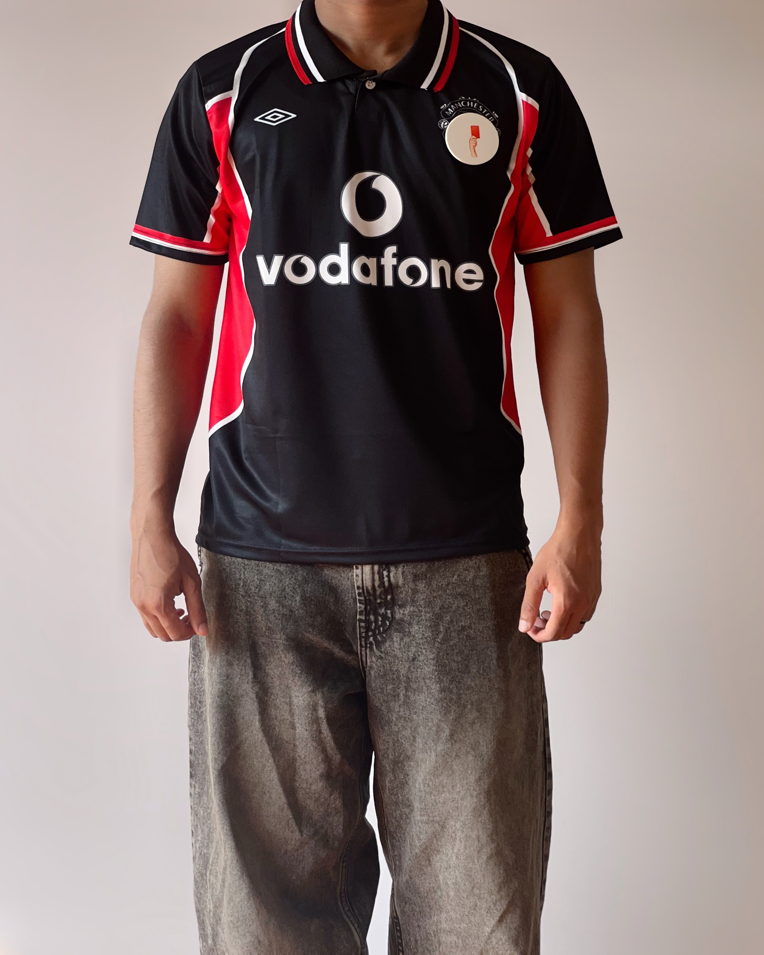 Man United 03 Beckham Black Jersey