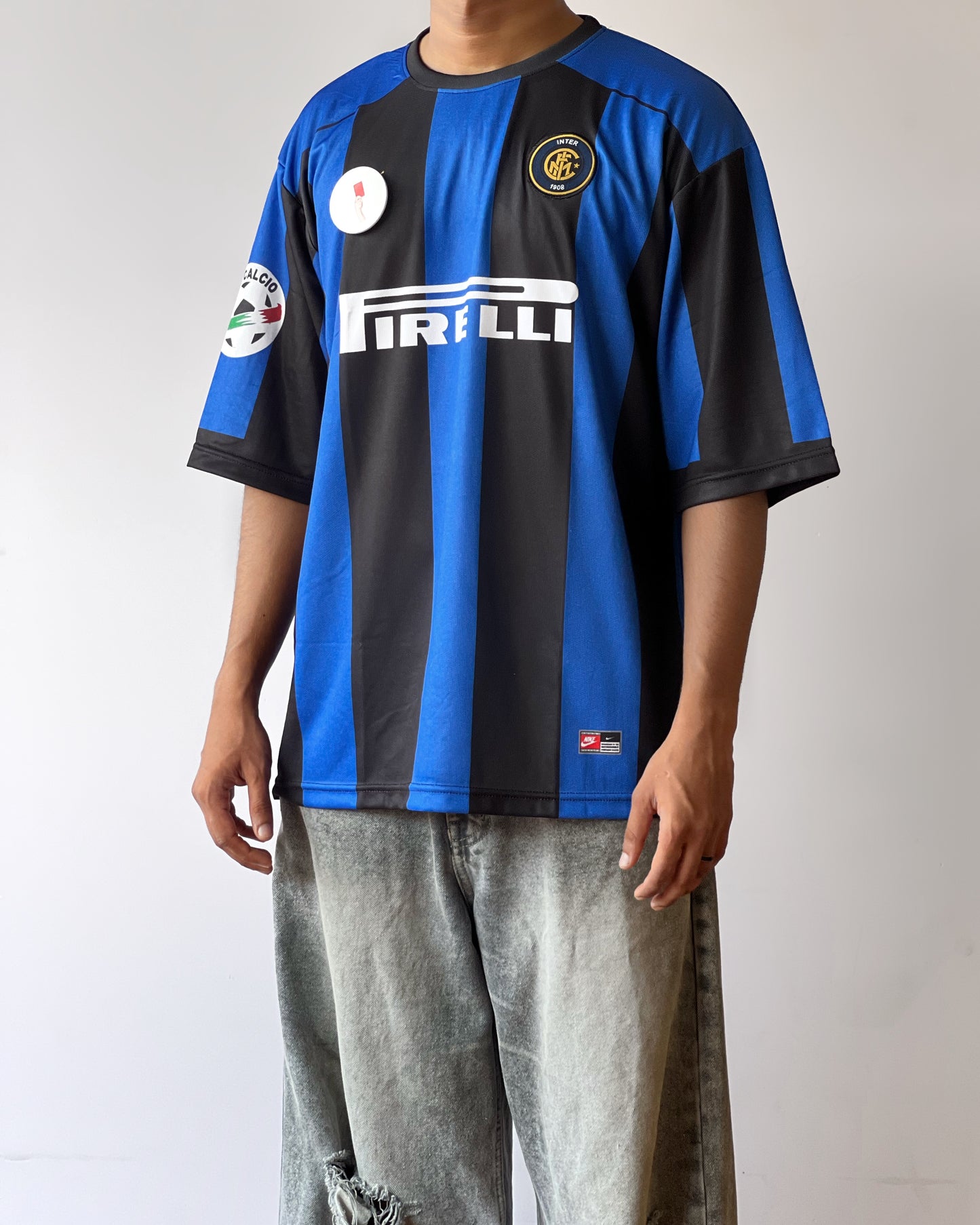 RETRO INTER-MILAN RONALDO 9 JERSEY (oversized embroidery)