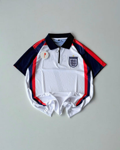 ENGLAND BECKHAM CLASSIC WHITE JERSEY (embroidery)