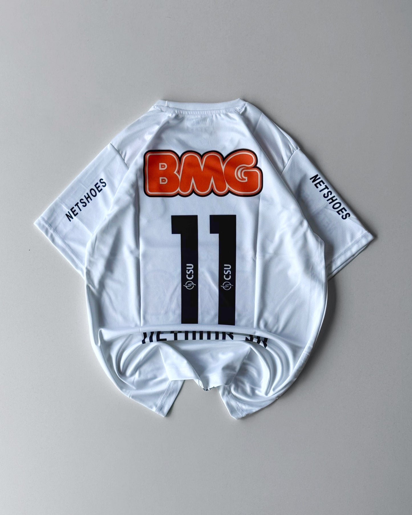 SANTOS NEYMAR JR BMG RETRO WHITE KIT (EMBROIDERY)