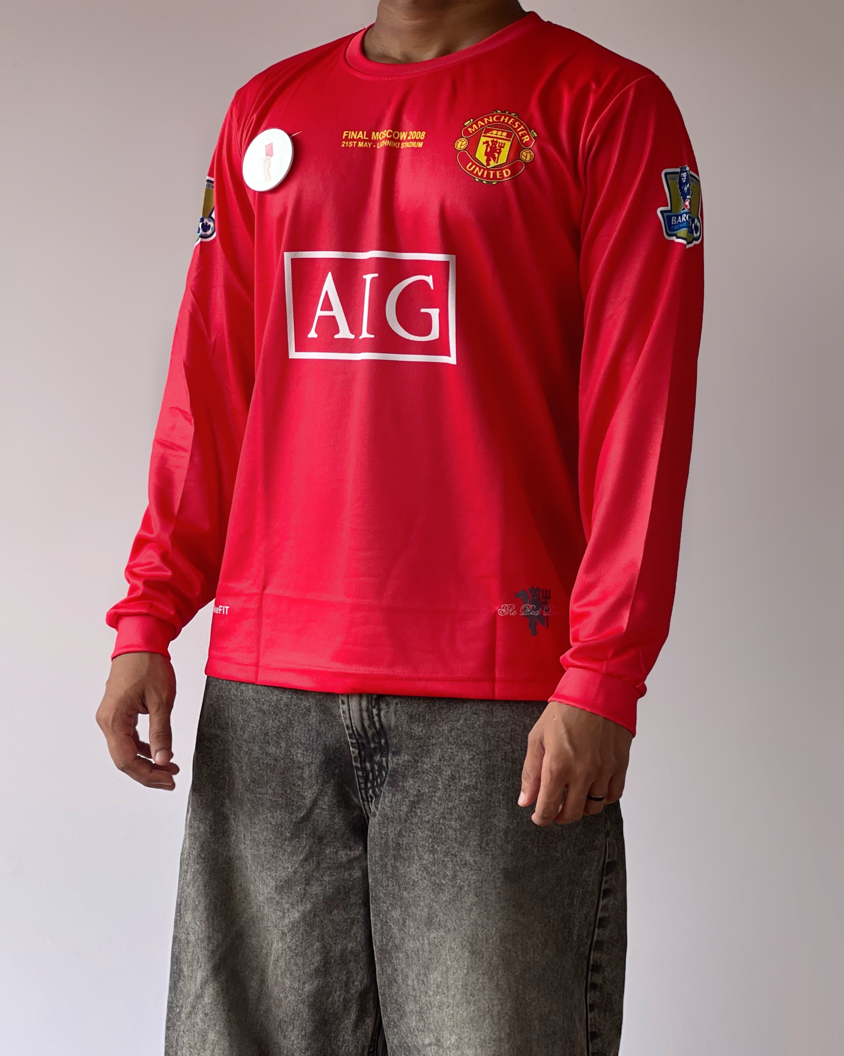 Manchester 2008 Final Jersey – Long Sleeve Replica