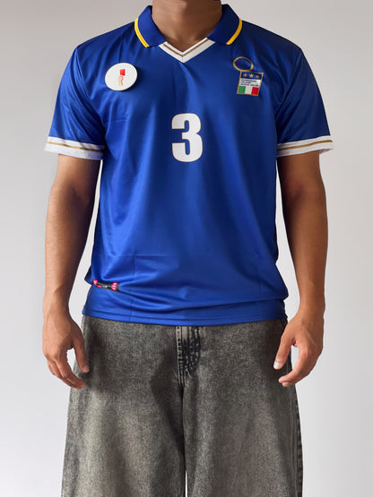 ITALY PAULO MALDINI 2002 HOME JERSEY