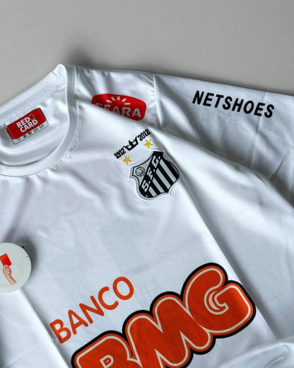 SANTOS NEYMAR JR BMG RETRO WHITE KIT (EMBROIDERY)