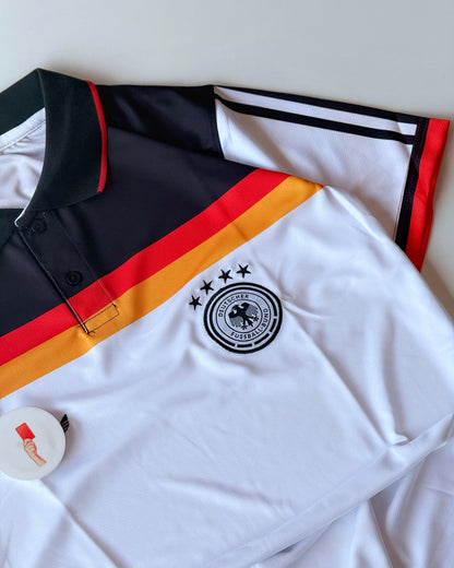 GERMANY FAN EDITION WHITE PLAIN BACK (embroidery)