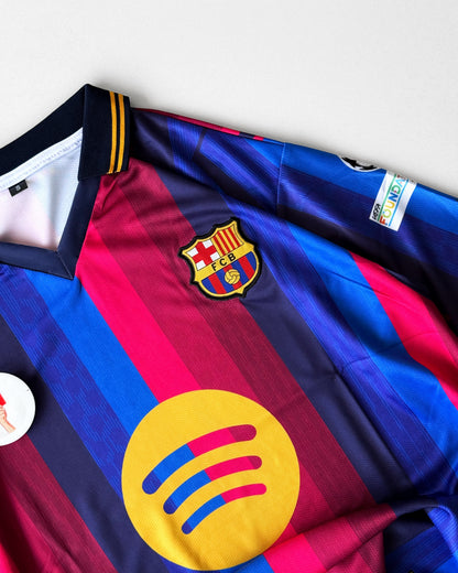 BARCELONA YAMAL 2026/27 HOME KIT COLLAR oversized embroidery