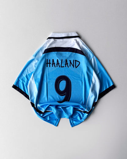 MANCHESTER CITY HAALAND RETRO HOME KIT oversized