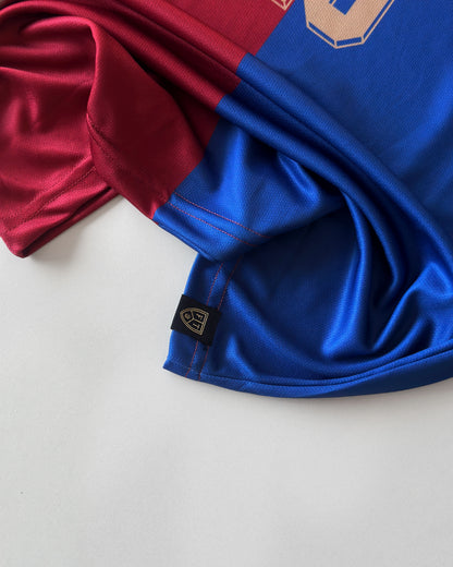 VINTAGE-STYLE BLAUGRANA LEGACY JERSEY 10 (oversized embroidery)