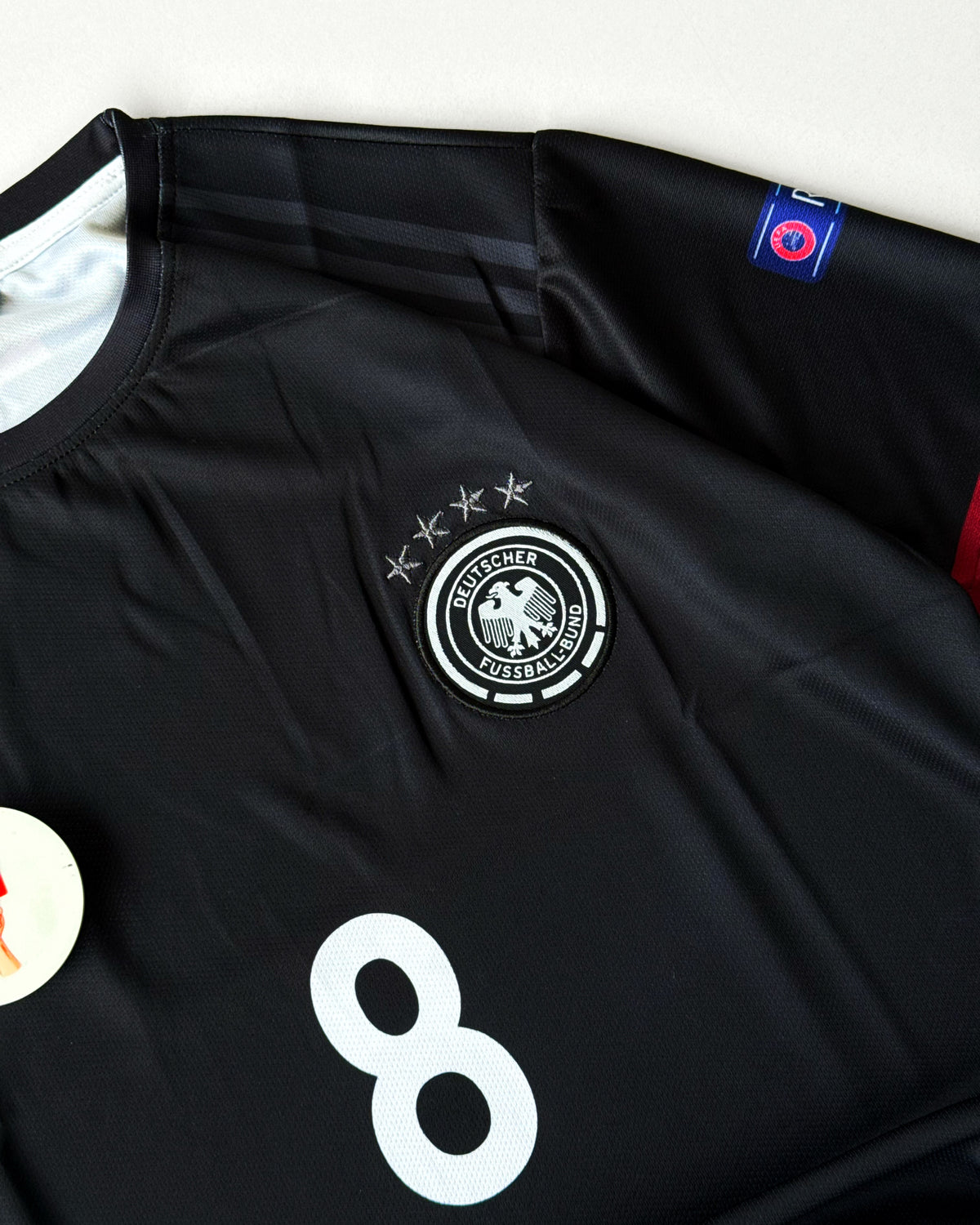 GERMANY KROOS 8 AWAY BLACK KIT embroidery