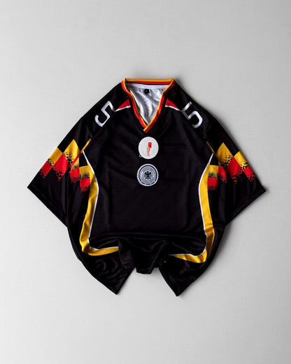 GERMANY BECKENBAUER RETRO BLACK v-NECK (Oversized)