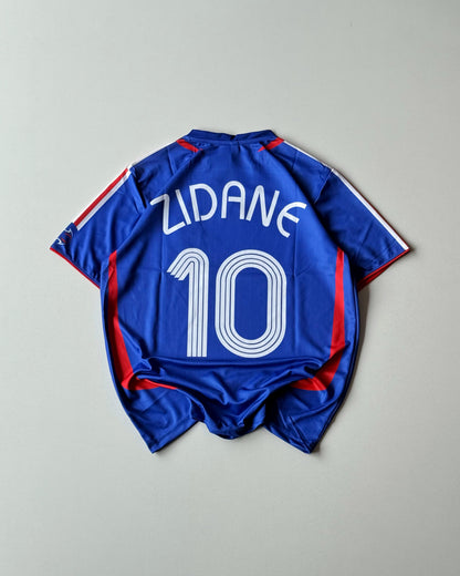 ZIDANE FRANCE 10 BLUE RETRO EDITION (embroidery)