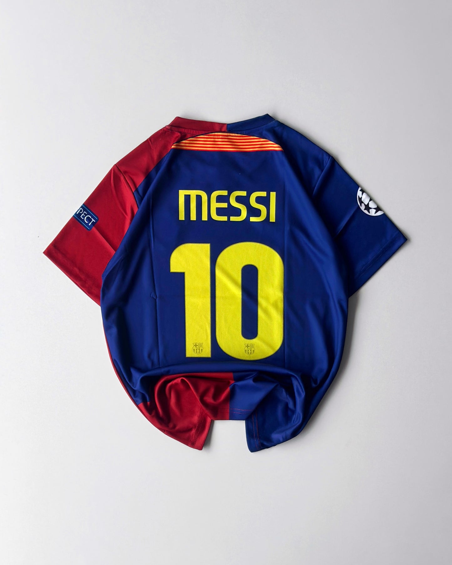 BARCELONA MESSI RETRO FINAL 2009 HOME KIT
