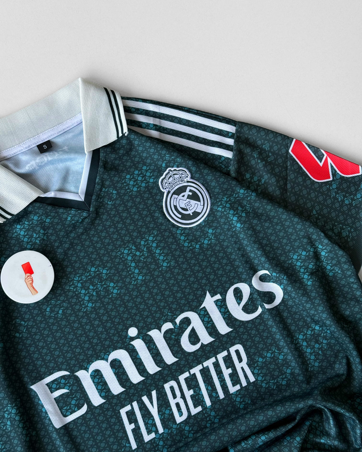 REAL MADRID BELLINGHAM 2026/27 AWAY KIT COLLAR for street wear