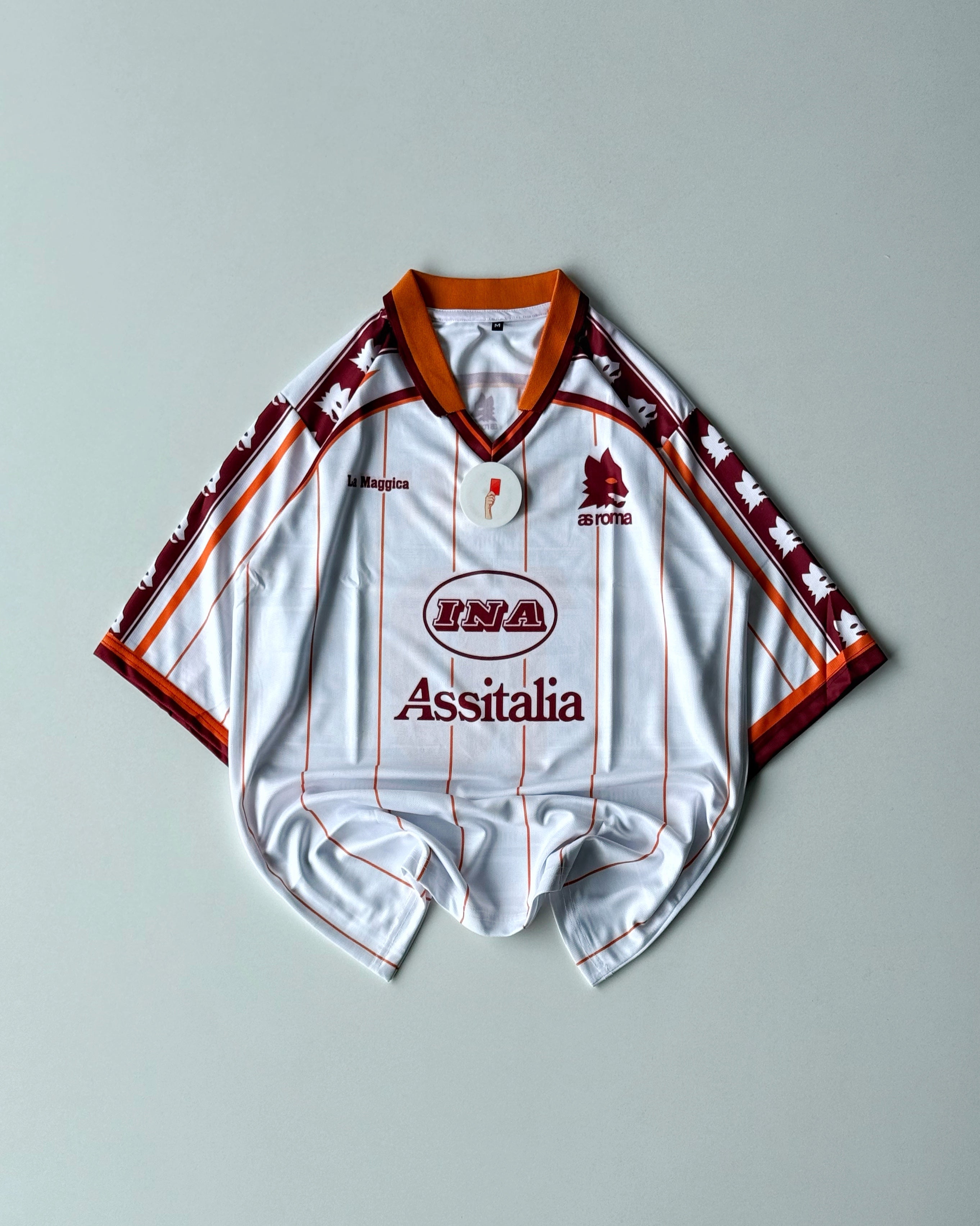 AS ROMA TOTTI RETRO HOME KIT (oversized)