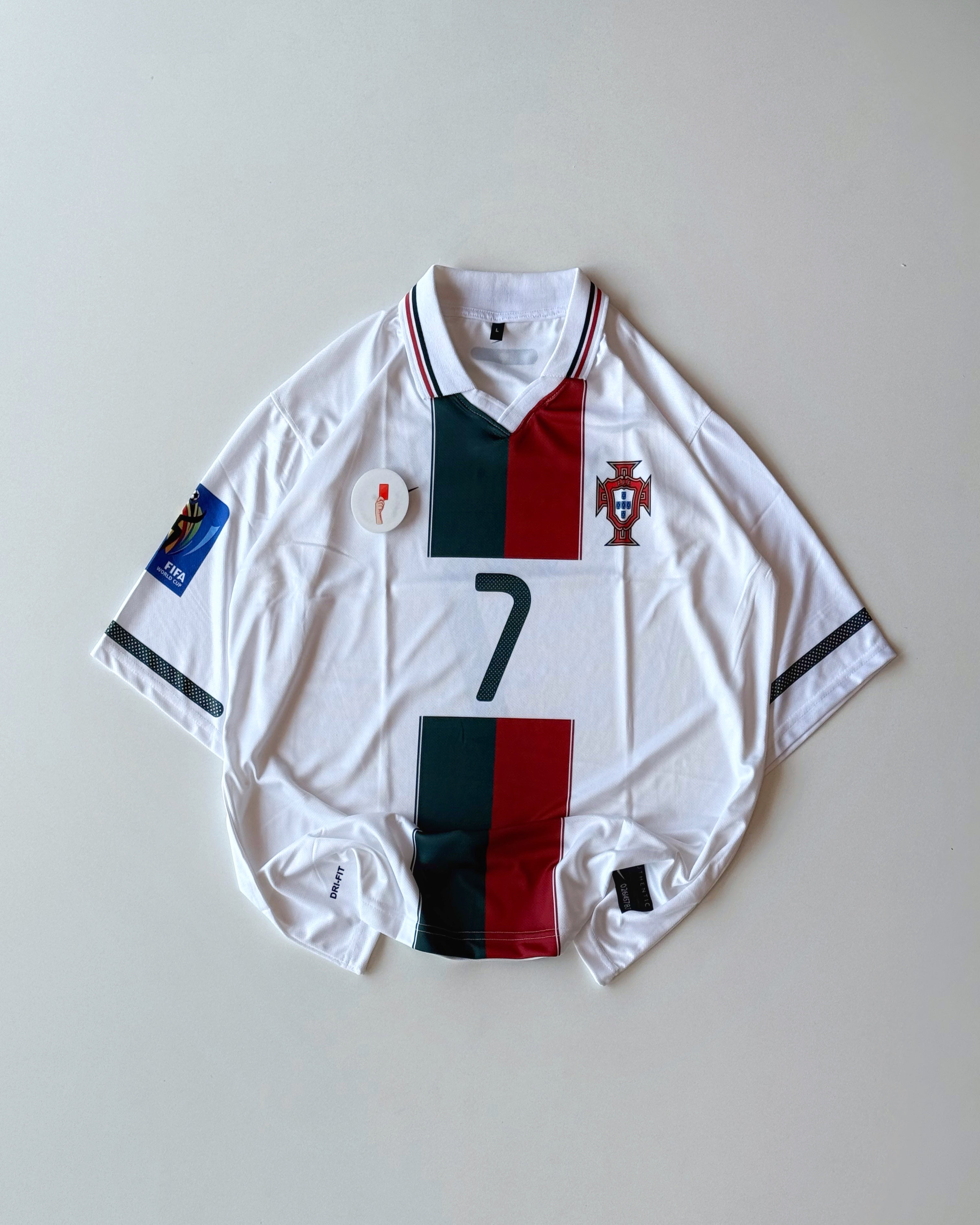 CR7 PORTUGAL RETRO AWAY WHITE KIT (oversized)