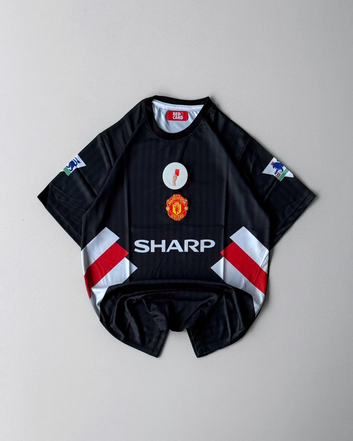 BECKHAM MANCHESTER UNITED RETRO SHARP BLACK KIT