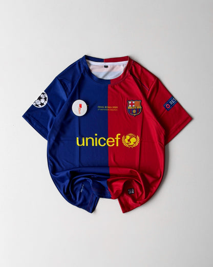 BARCELONA MESSI RETRO FINAL 2009 HOME KIT