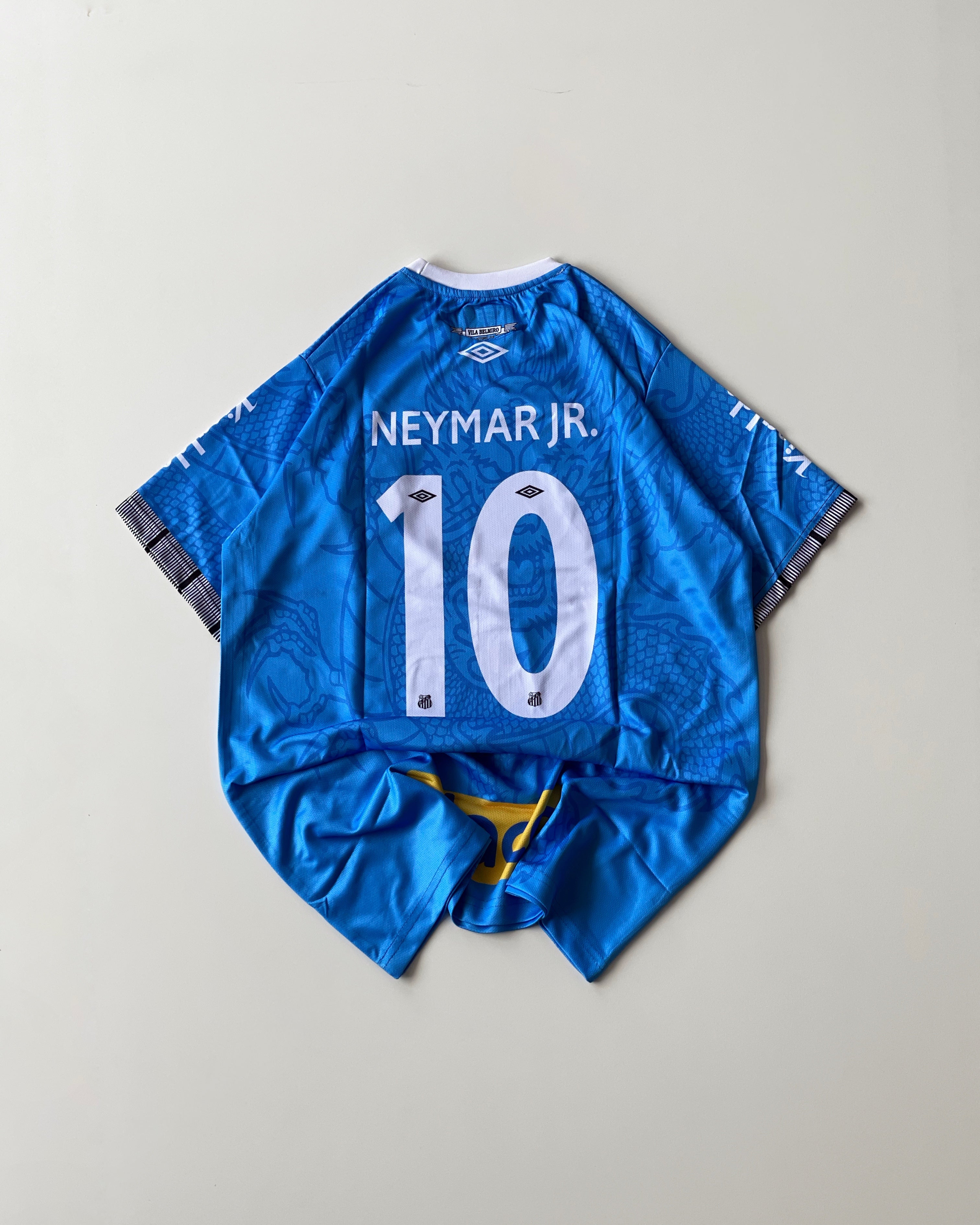 SANTOS NEYMAR JR AWAY BLUE RETRO KIT (embroidery)