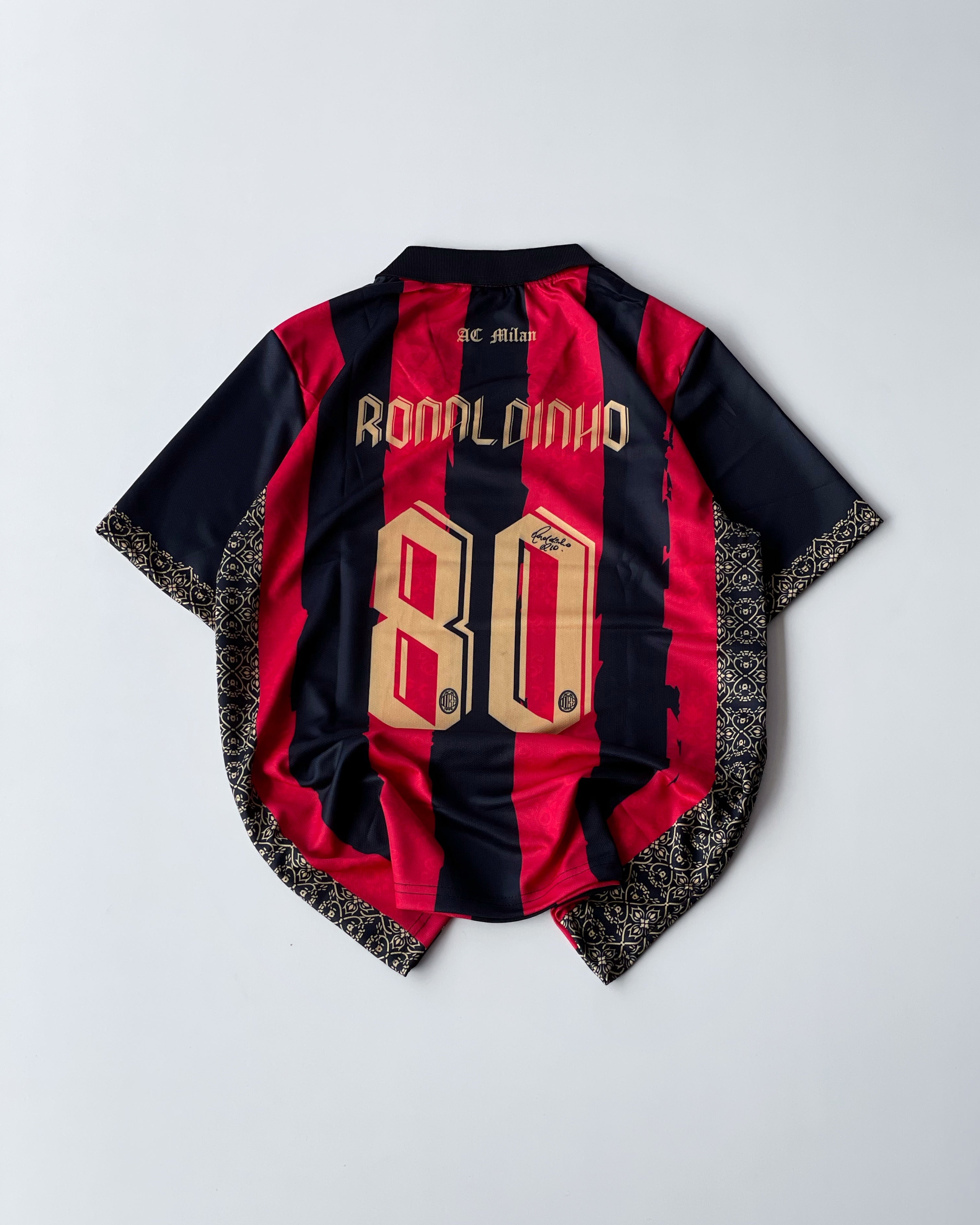 AC MILAN RONALDINHO SIGNATURE EDITION RETRO (embroidery)
